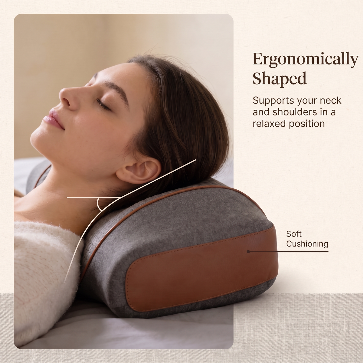 SootheArc contoured memory foam support