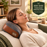 SootheArc lifestyle image with 100-day purchase protection