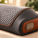 Premium close-up of SootheArc materials and stitching